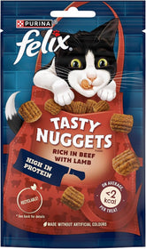 Felix Tasty Nuggets Beef and Lamb Cat Treats – 50 Gram