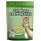 Cat Grass Teething Stick 30 G – Chicken and Cat Grass Flavor