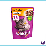 Whiskas Jelly 1+poch box pack of (12)