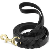 Square Leather Leash For Pets