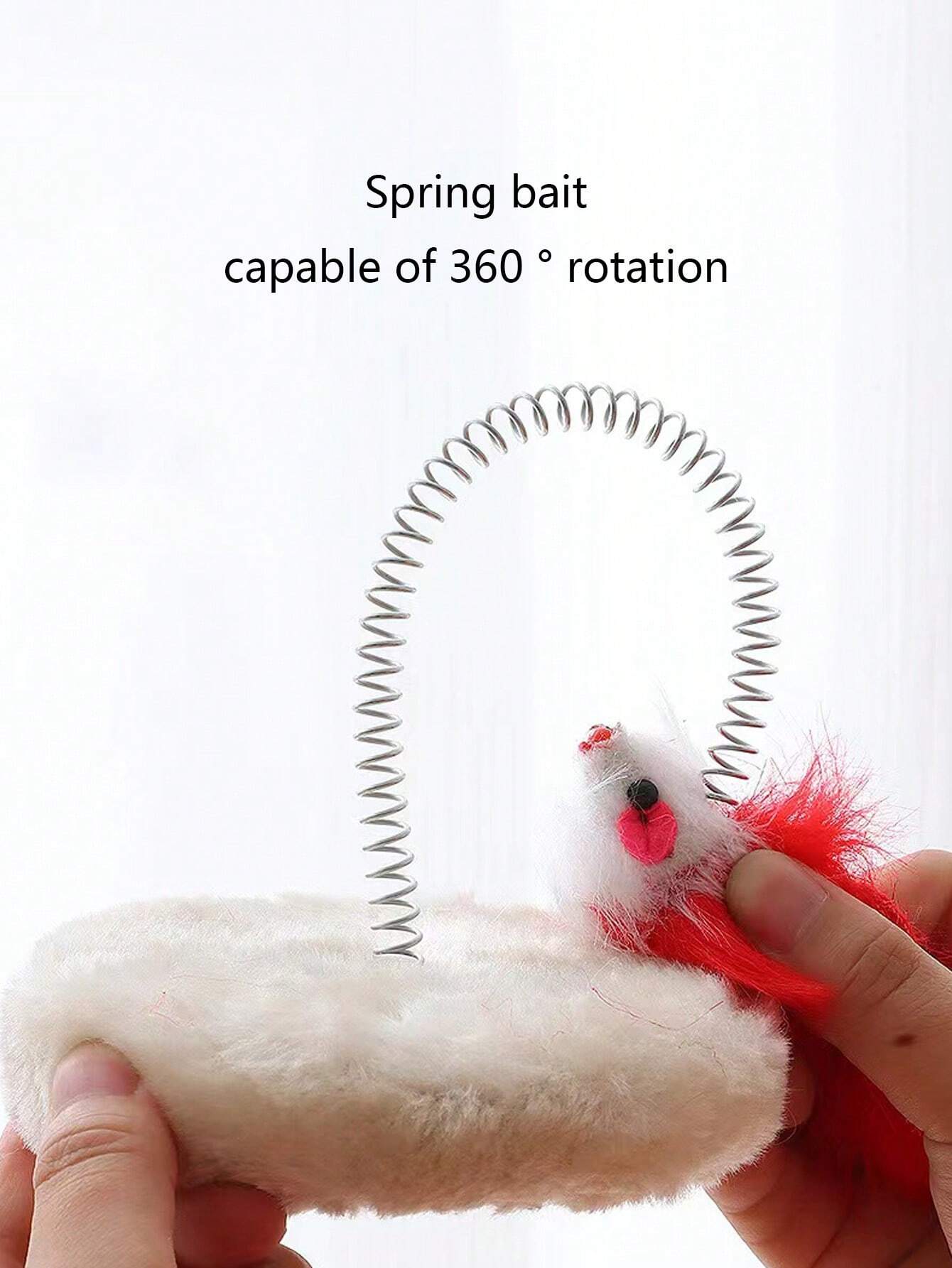 Cat Interactive Spring Mouse Post Toy