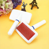 Plastic White Brush for Cats and Dogs