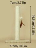 Adorable Single pole Scratching Post with interactive ball By Pet Master