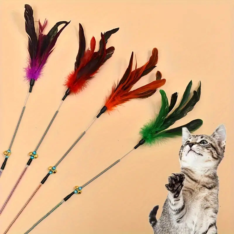 Cat Toy Stick With Spring