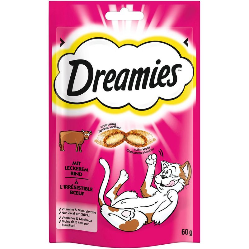 Dreamies Dry Cat Treat in Different Flavors