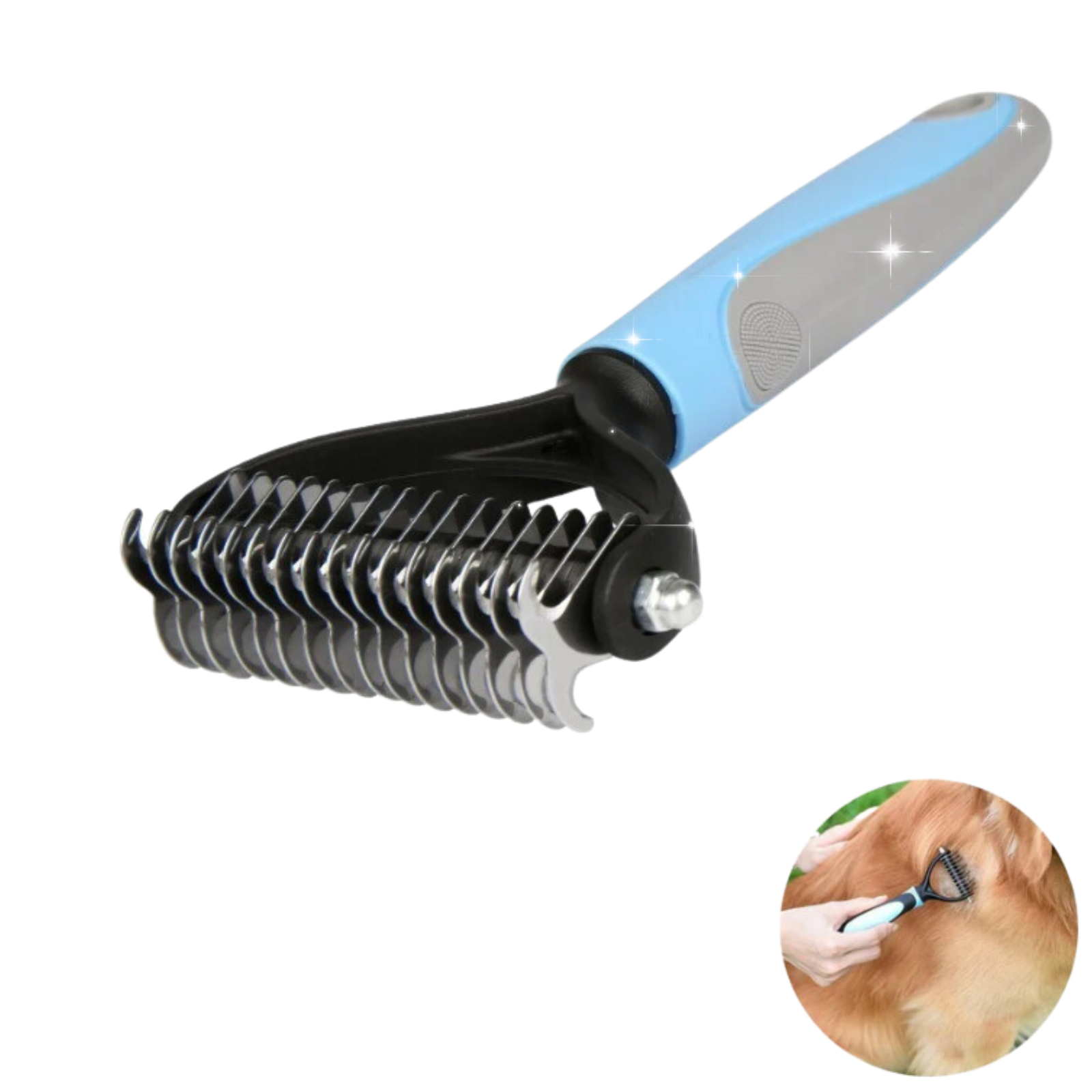 Pet Hair Dematting Comb for Cats and Dogs