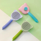 Cat Face Self Cleaning Button Brush For Cats and Dogs