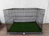 Folding Iron cage - with grass carpet