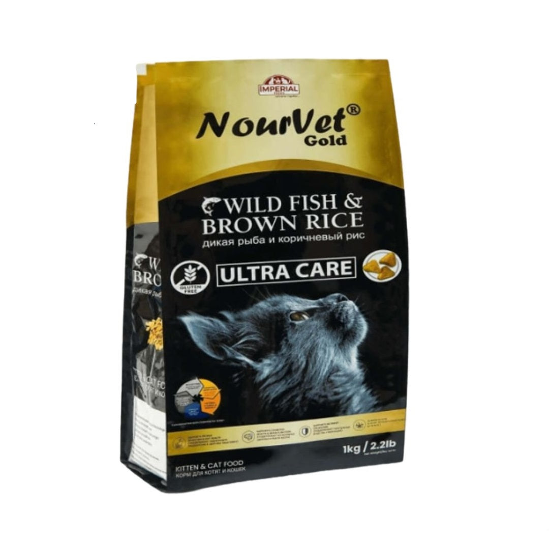 Nourvet Gold Ultra Care Cat Food – 1 KG