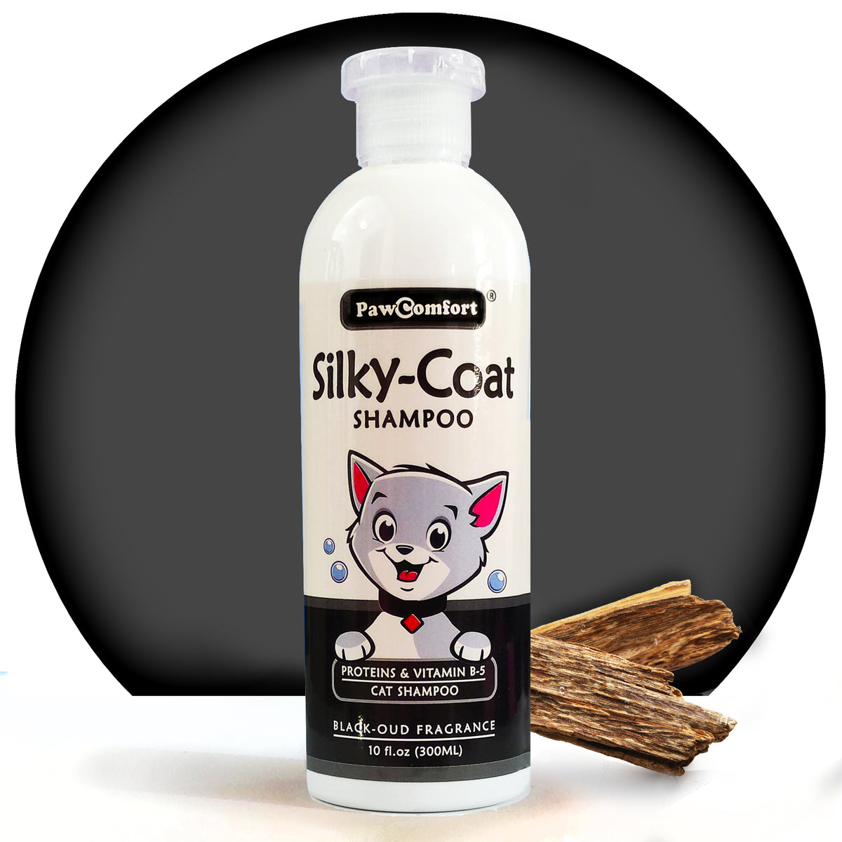 Paw Comfort Silky Coat Cat Black Shampoo 300ml