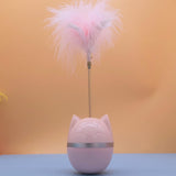 Interactive Cartoon Feather Cat Toy