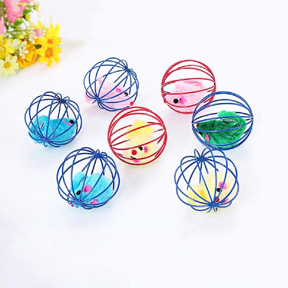 Interactive Mouse Cage Ball Toy For Cat