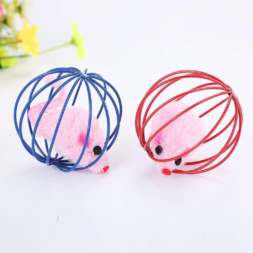 Interactive Mouse Cage Ball Toy For Cat