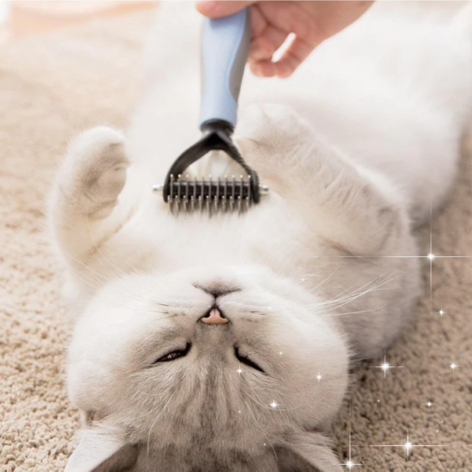 Pet Hair Dematting Comb for Cats and Dogs