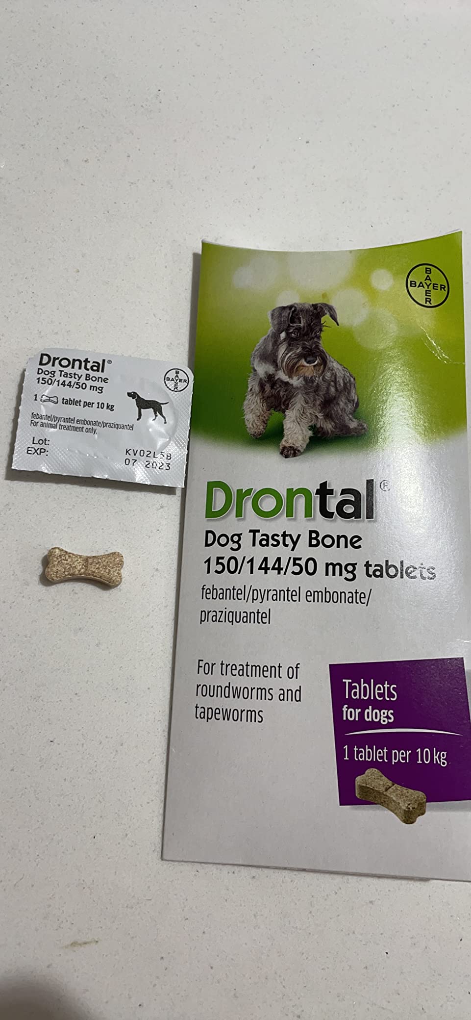 Drontal Deworming Tablet For Dog - Germany