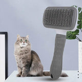 Interactive Square Button Brush for Cats and Dogs