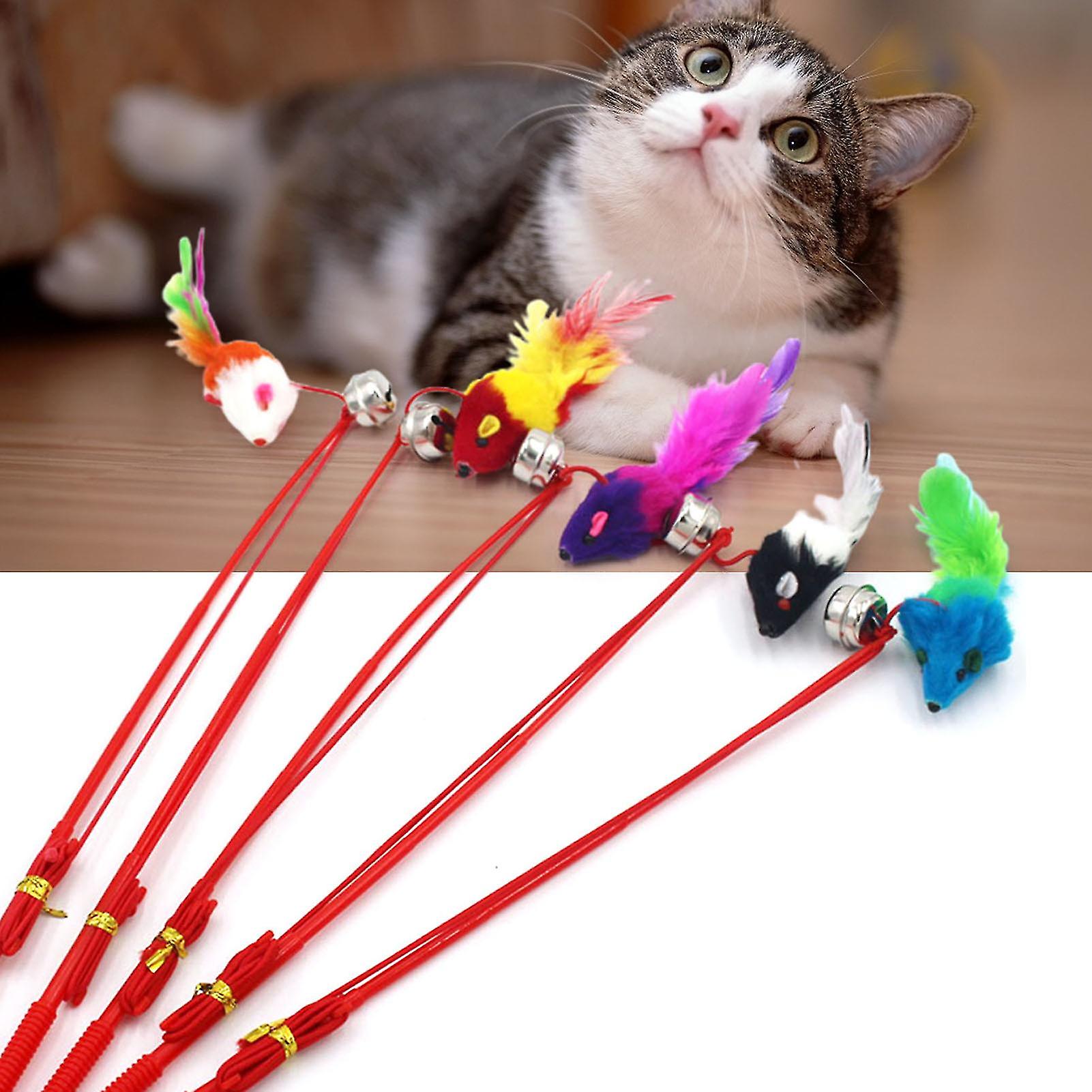 Interactive Playing Mouse Stick For Cat