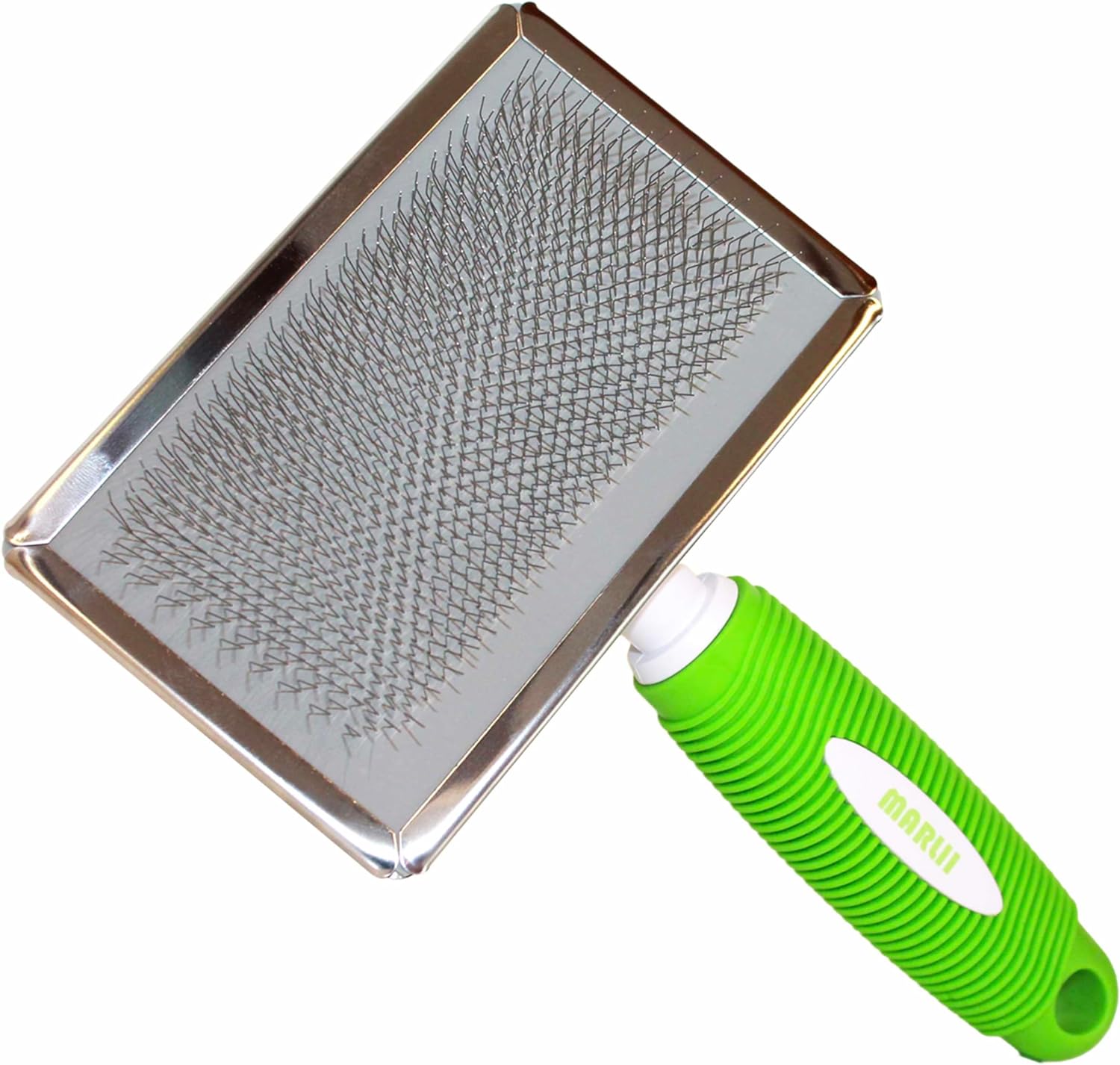 Interactive Slicker Steel Brush for Cats and Dogs