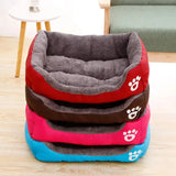 Paw Waterproof Bottom Soft Fleece Warm Pet Sofa Dog Beds