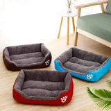 Paw Waterproof Bottom Soft Fleece Warm Pet Sofa Dog Beds