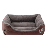 Paw Waterproof Bottom Soft Fleece Warm Pet Sofa Dog Beds