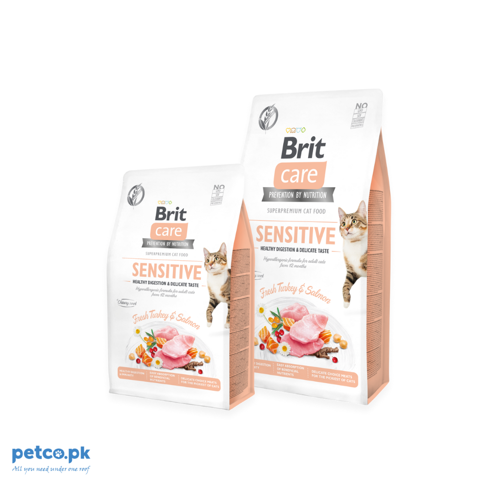 Brit Care Cat Grain-Free SENSITIVE HEALTHY DIGESTION AND DELICATE TASTE