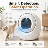 Pet Master™ SmartClean Pro — Smart Automatic Self-Cleaning Cat Litter Box With Wi-Fi App Control