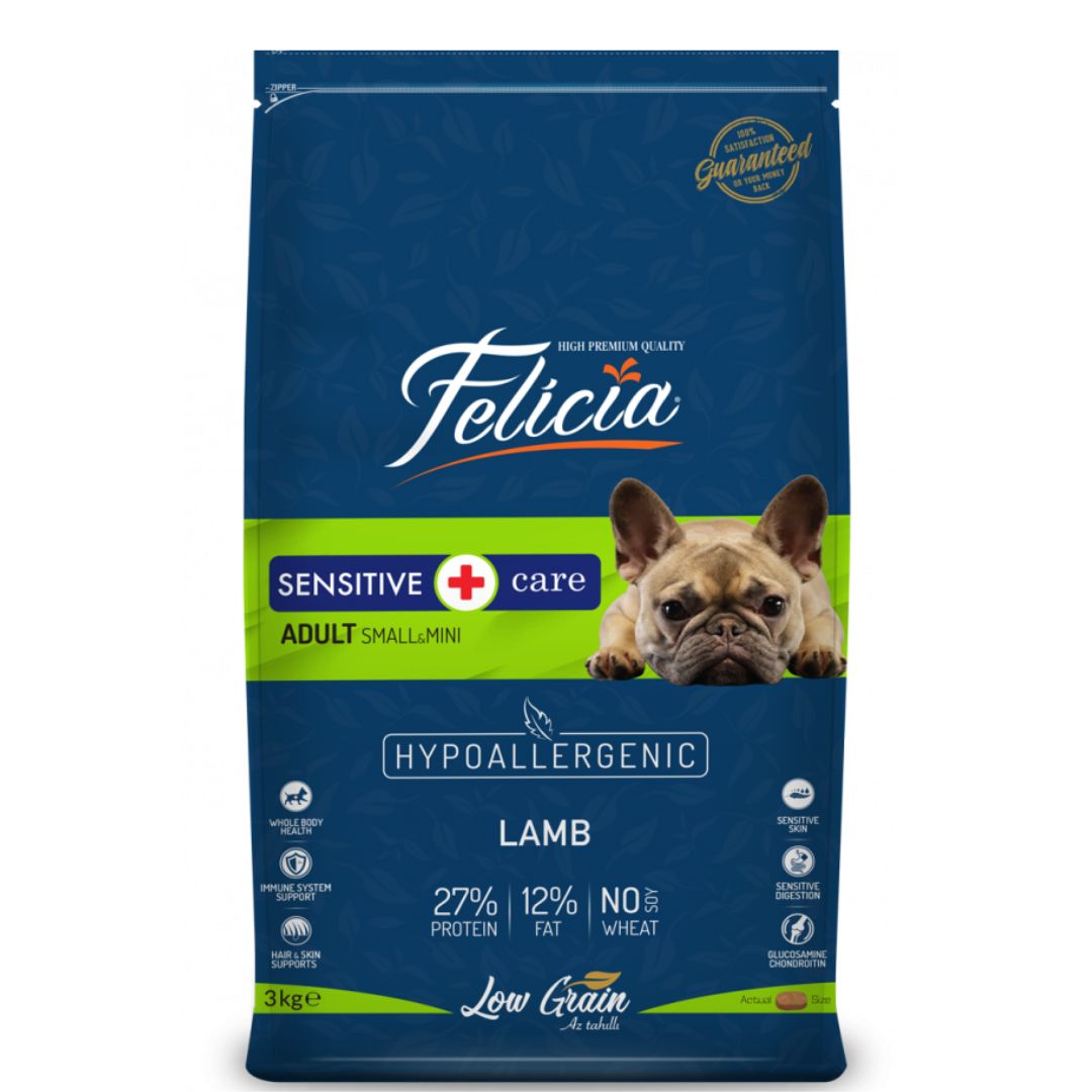 Felicia Sensitive Care Adult Dog Food Lamb Small