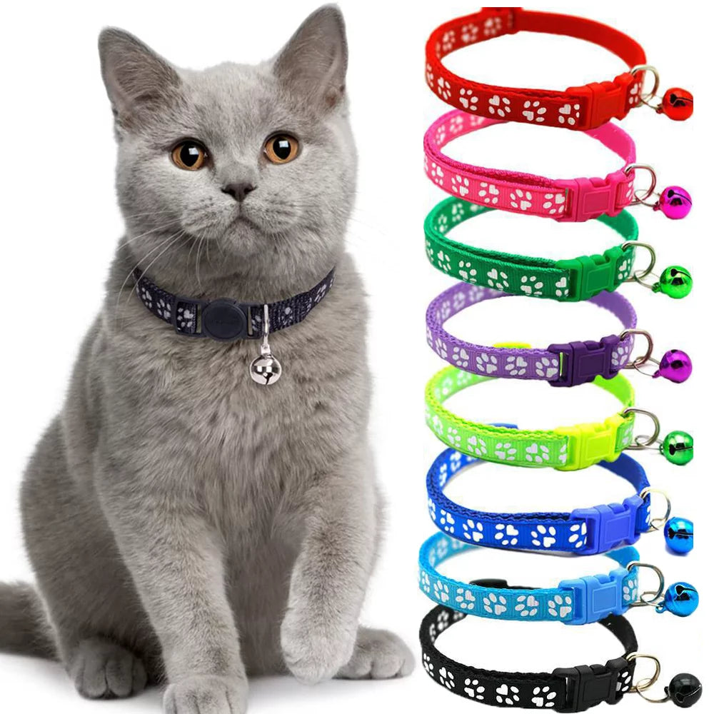 Adjustable Cat Bell Collar