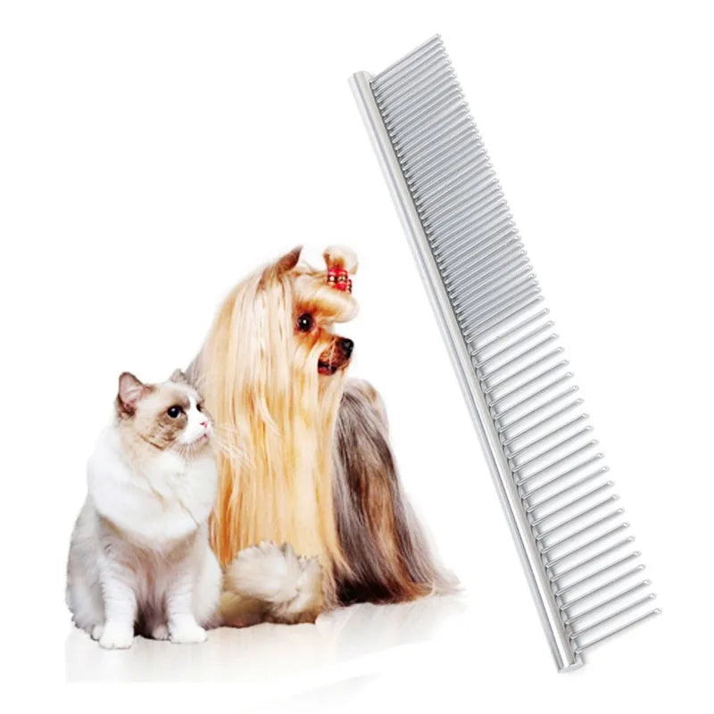 Interactive Steel Comb for Cats and Dogs