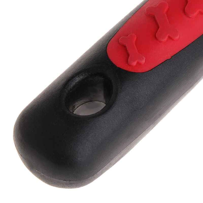 Interactive Black Slicker Brush for Dog and Cat