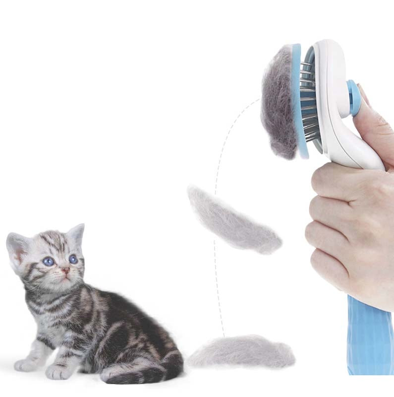 Round Button Brush for Cat and Dog