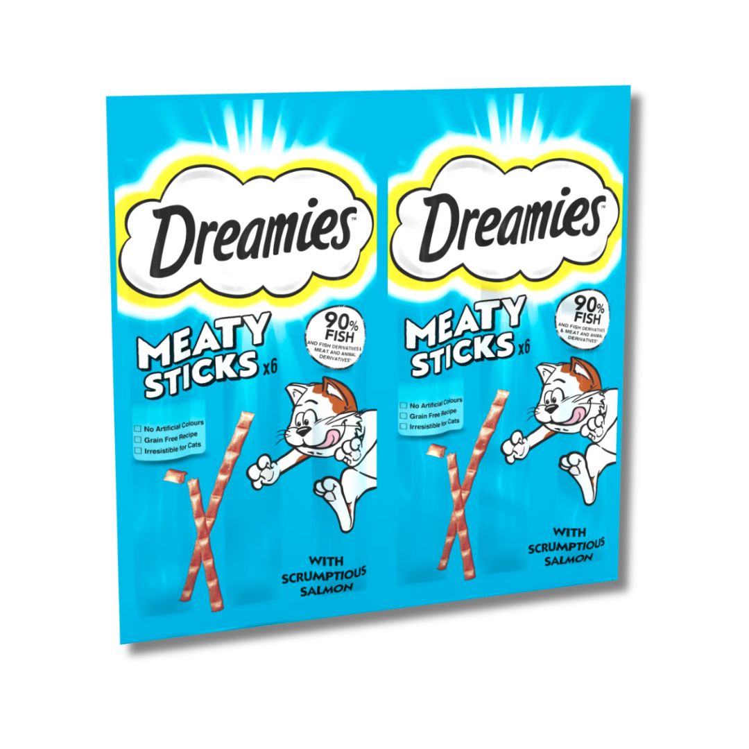 DREAMIES Meaty Sticks Cat Treats Salmon