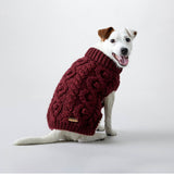 Handknit Dog Wool Sweater