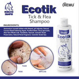 Remu - Ecotik Medicated Dog & Cat Shampoo