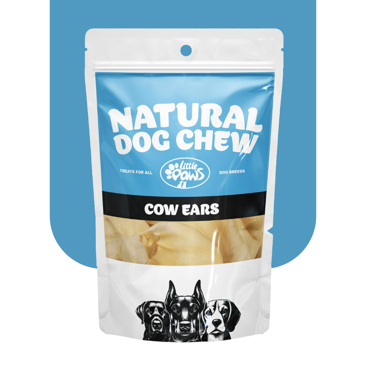 Little Paws - Premium Natural Cow Ears For Dogs