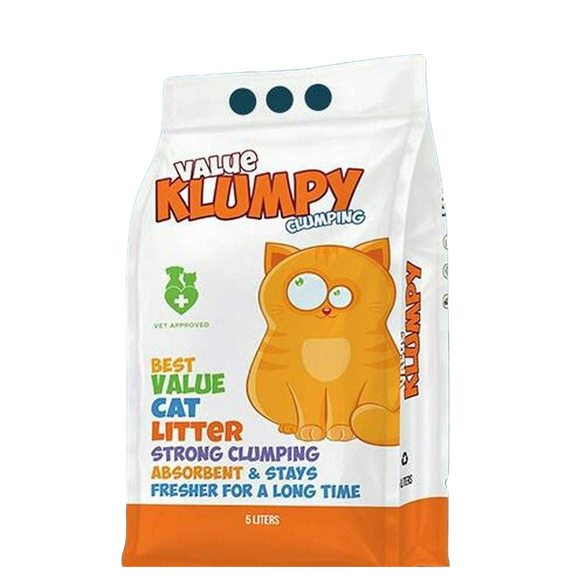 Klumpy Value Cat Litter 5 LTR For Pets