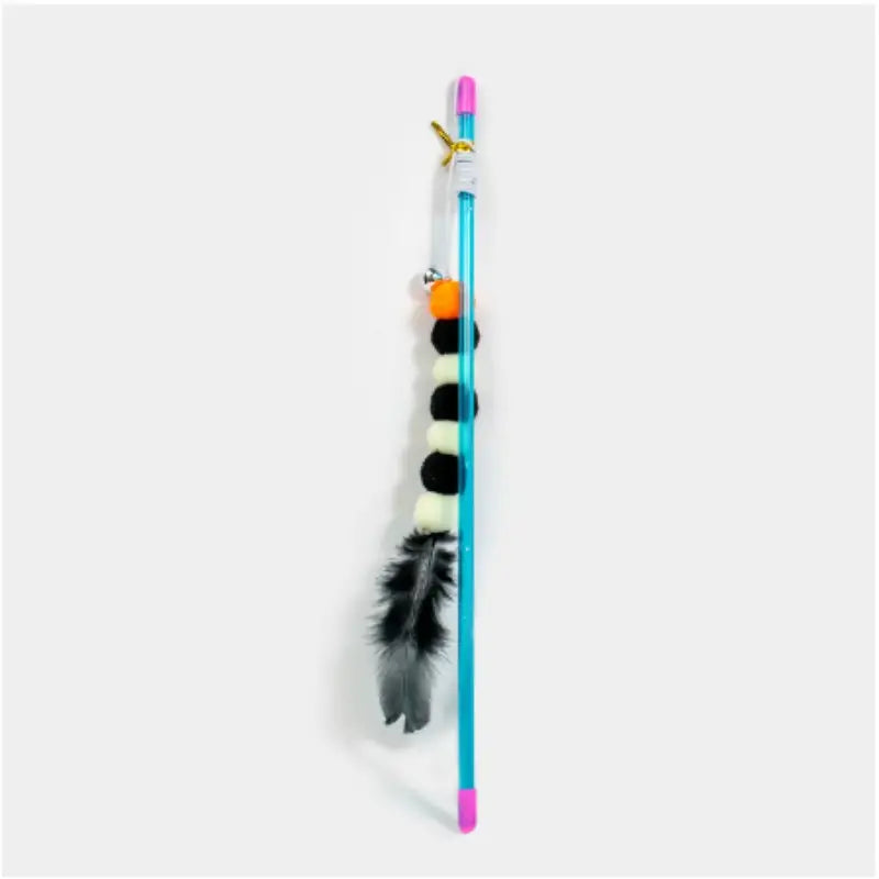 Interactive Cat Toy Stick With Elastic Rope