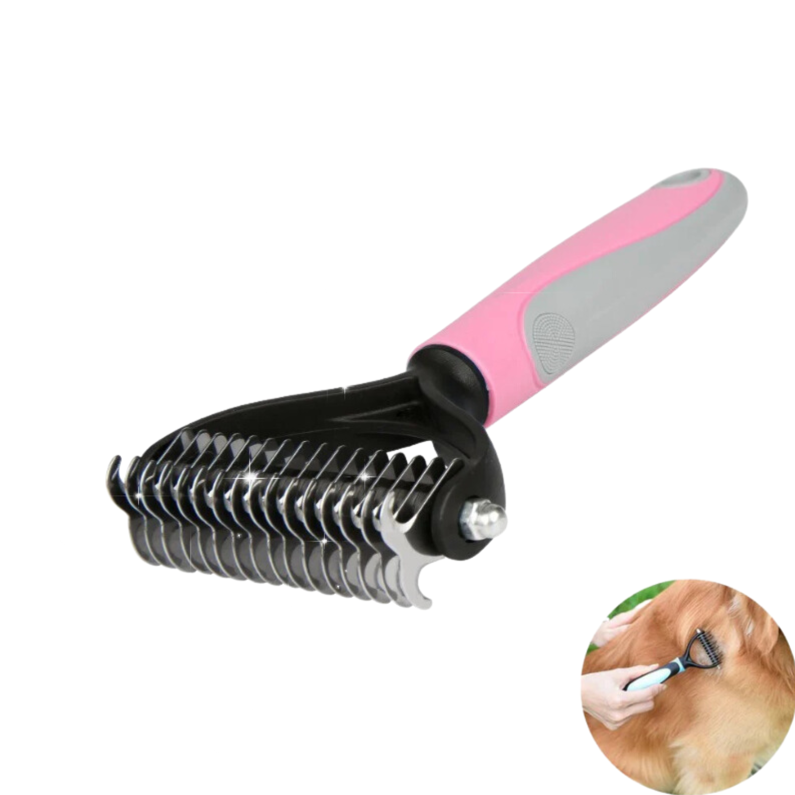 Pet Hair Dematting Comb for Cats and Dogs