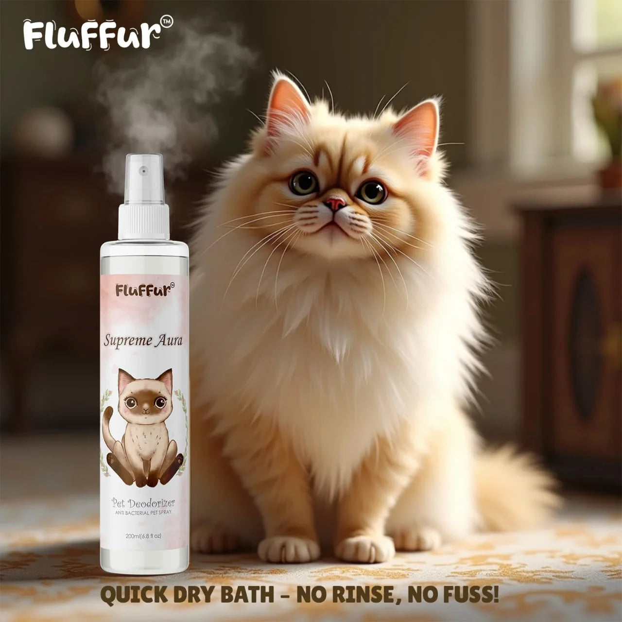 Fluffur Perfume Spray for Cats & Dogs 200ml
