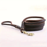 Square Imported Leather Leash