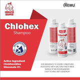 Remu - Chlohex Medicated Shampoo for Cats and Dogs