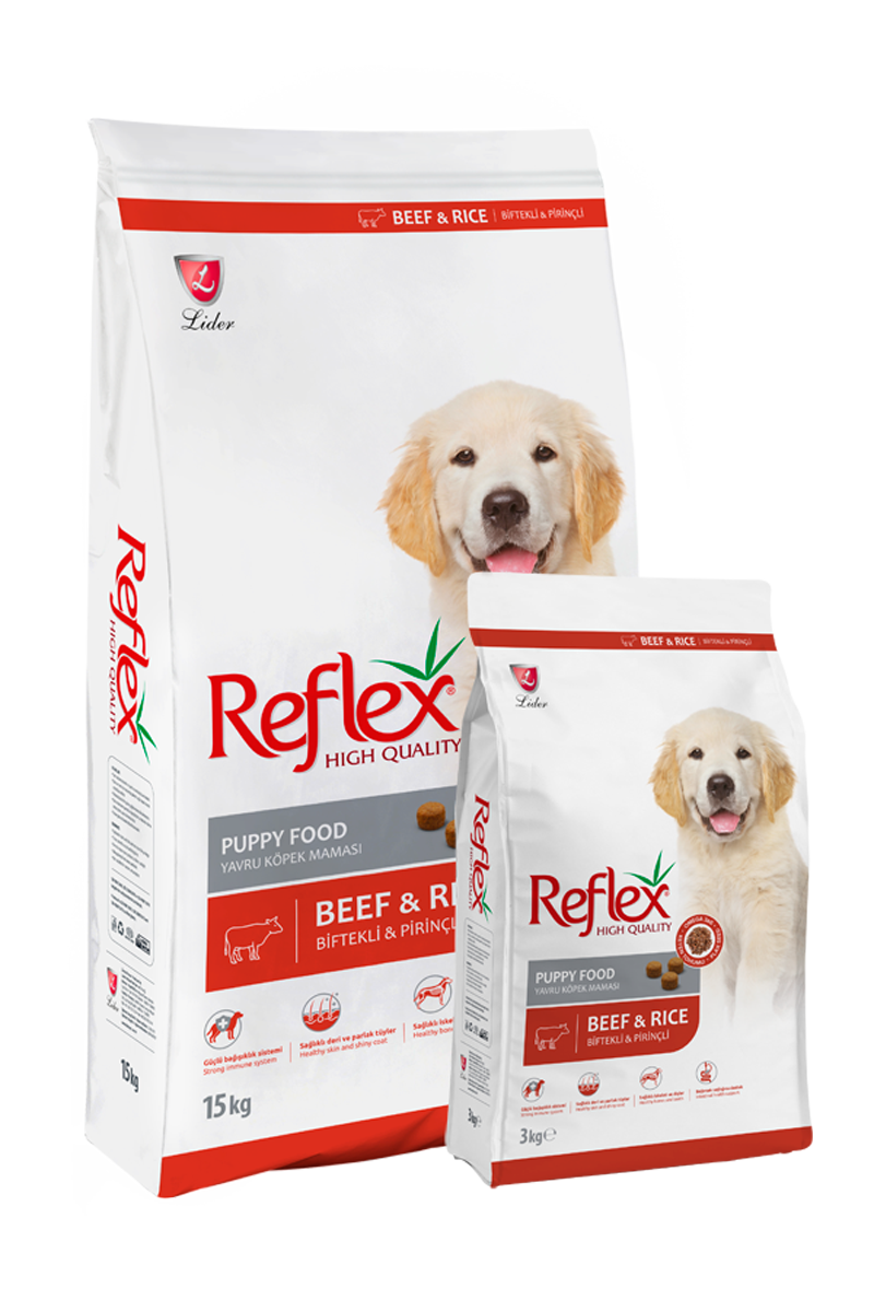 Reflex Puppy Food with Beef