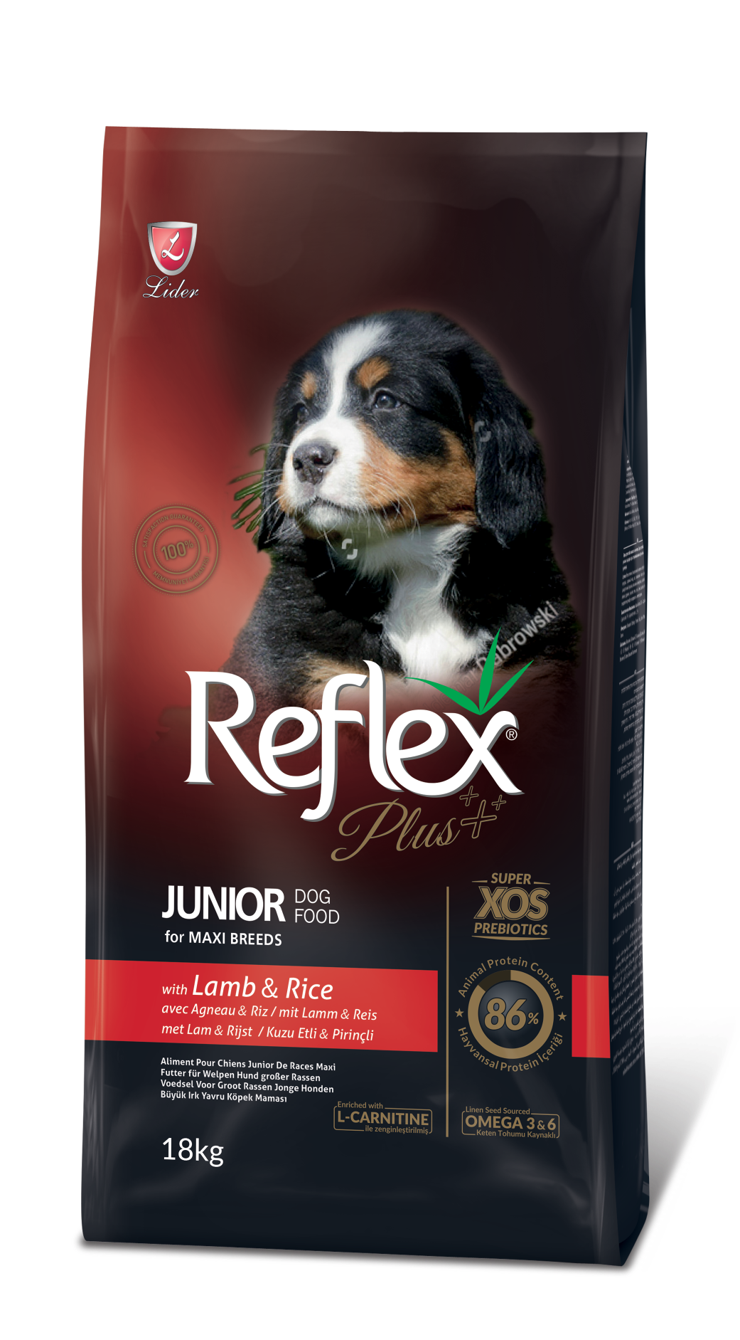 Reflex Plus Junior Large Breed Puppy Food with Lamb and Rice