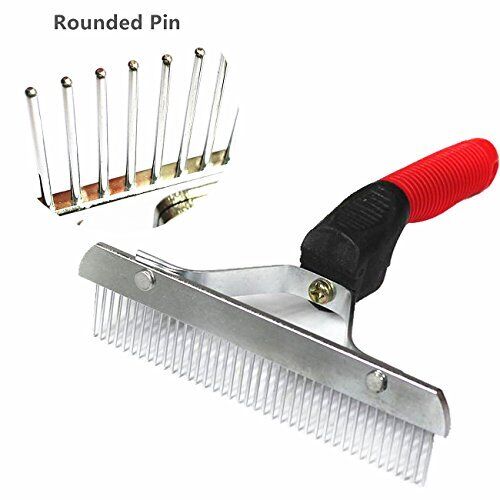 Interactive Rake Comb Straight Iron Brush For Cats and Dogs