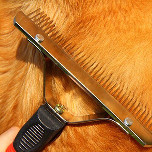 Interactive Rake Comb Straight Iron Brush For Cats and Dogs